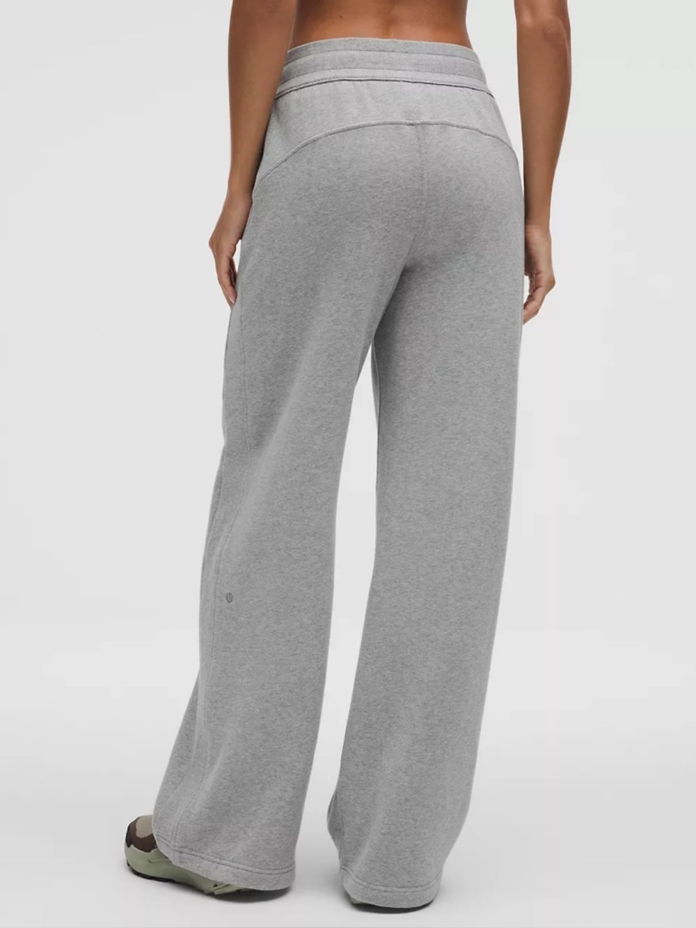 Lululemon Scuba Mid Rise Wide Leg Pant Gray Small - Picture 3 of 16